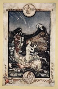Para escuchar la música de las sirenas, ilustración de 
